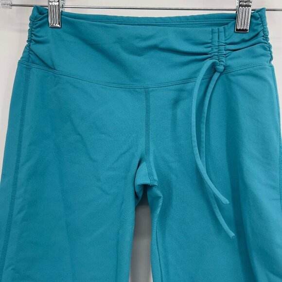 prAna Breathe Blue Cropped Yoga Pants XS - Picture 1 of 9